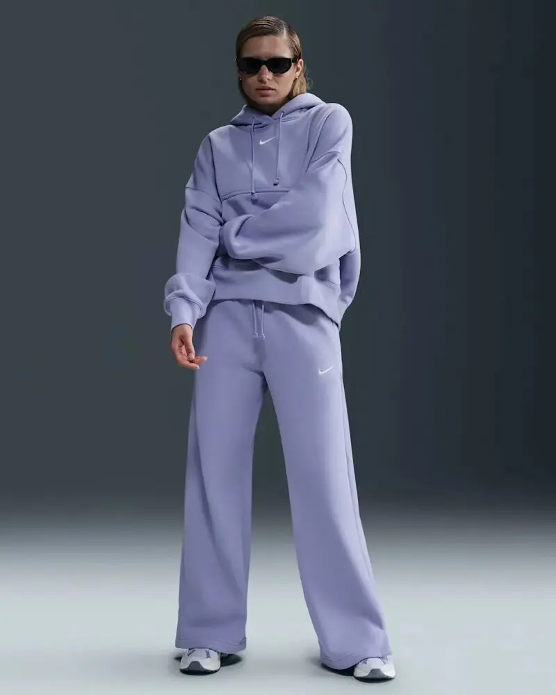Брюки жіночі Nike Phoenix Fleece High-Rise Wide-Leg