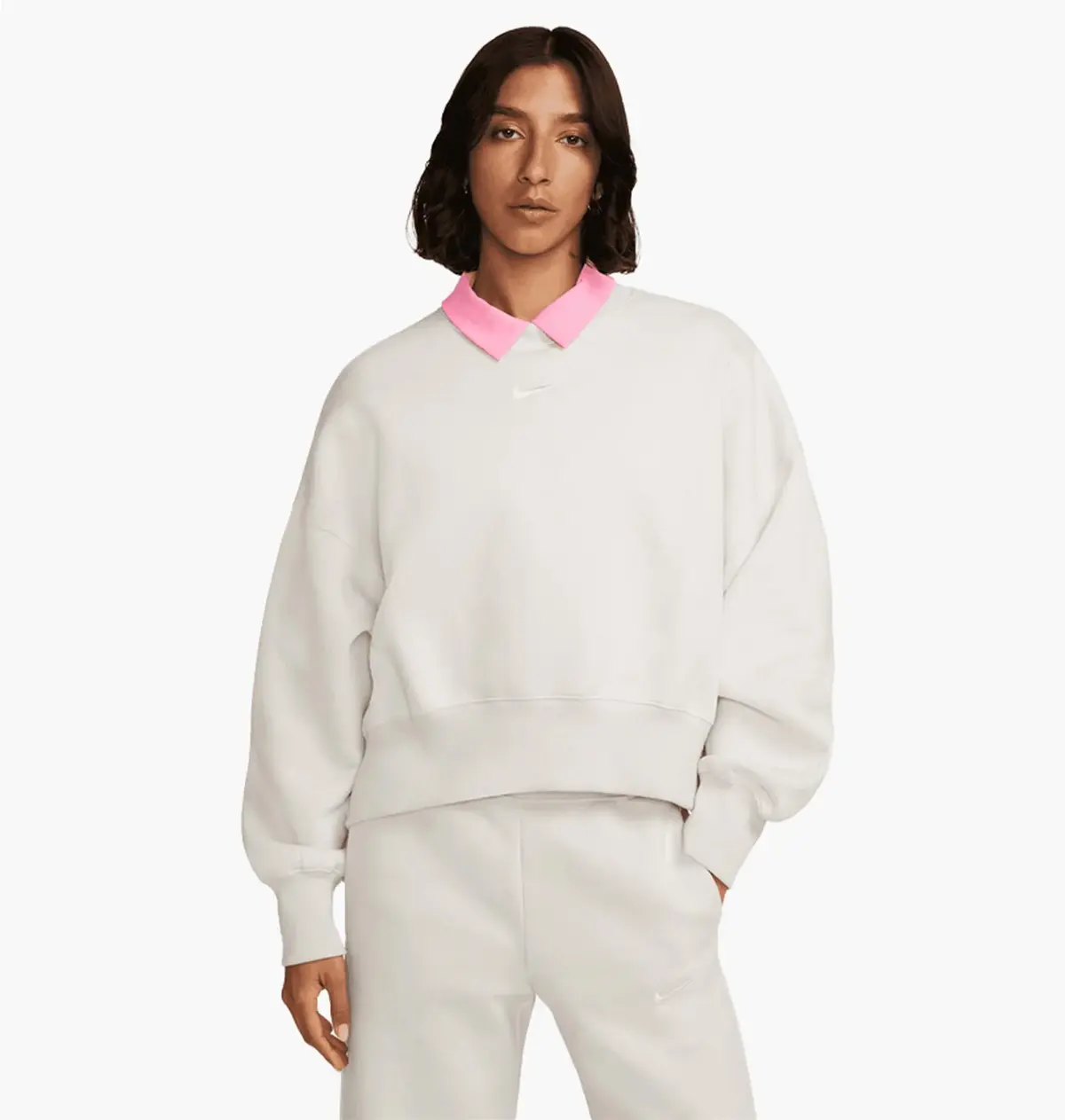 Кофта жіночі Nike Nsw Phoenix Fleece Beige