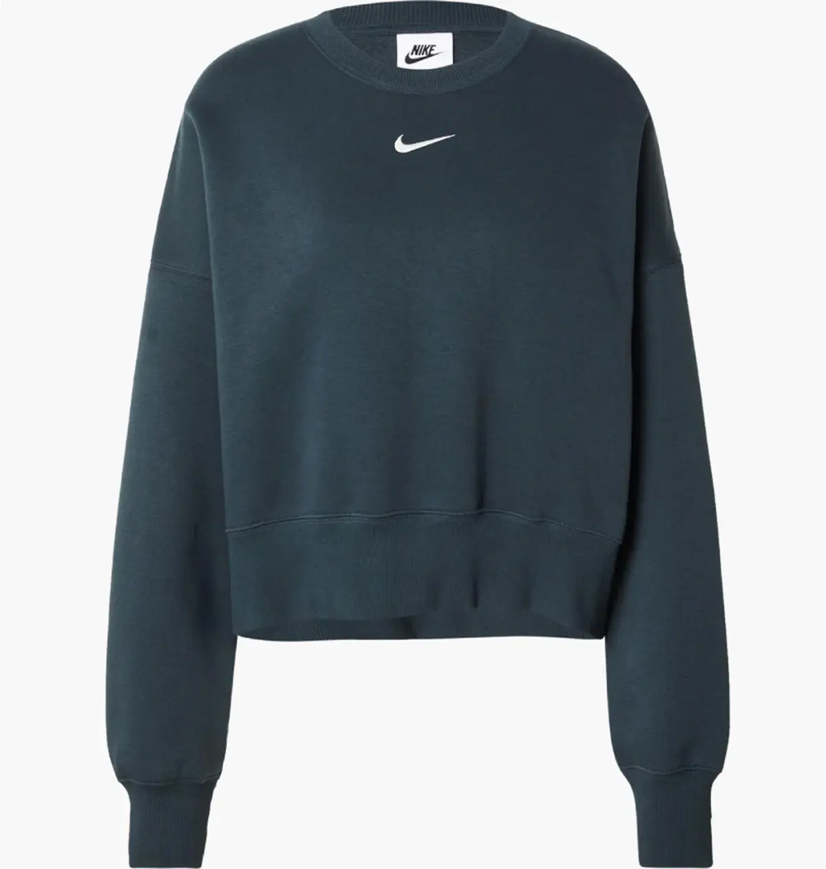 Кофта жіночі Nike Style Flc Crew Oos Turquoise