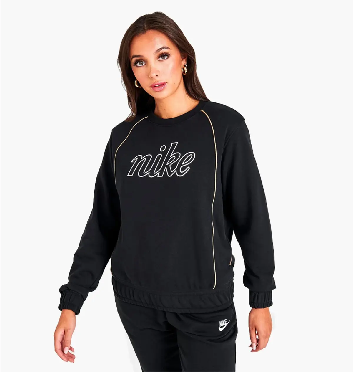 Кофта жіночі Nike Sportswear Icon Clash French Terry Top Black Dq6244-010