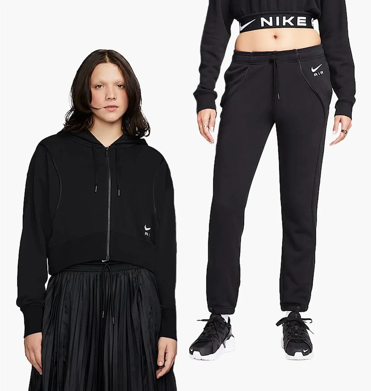 Спортивный костюм унисекс Nike Nsw Air Flc Black