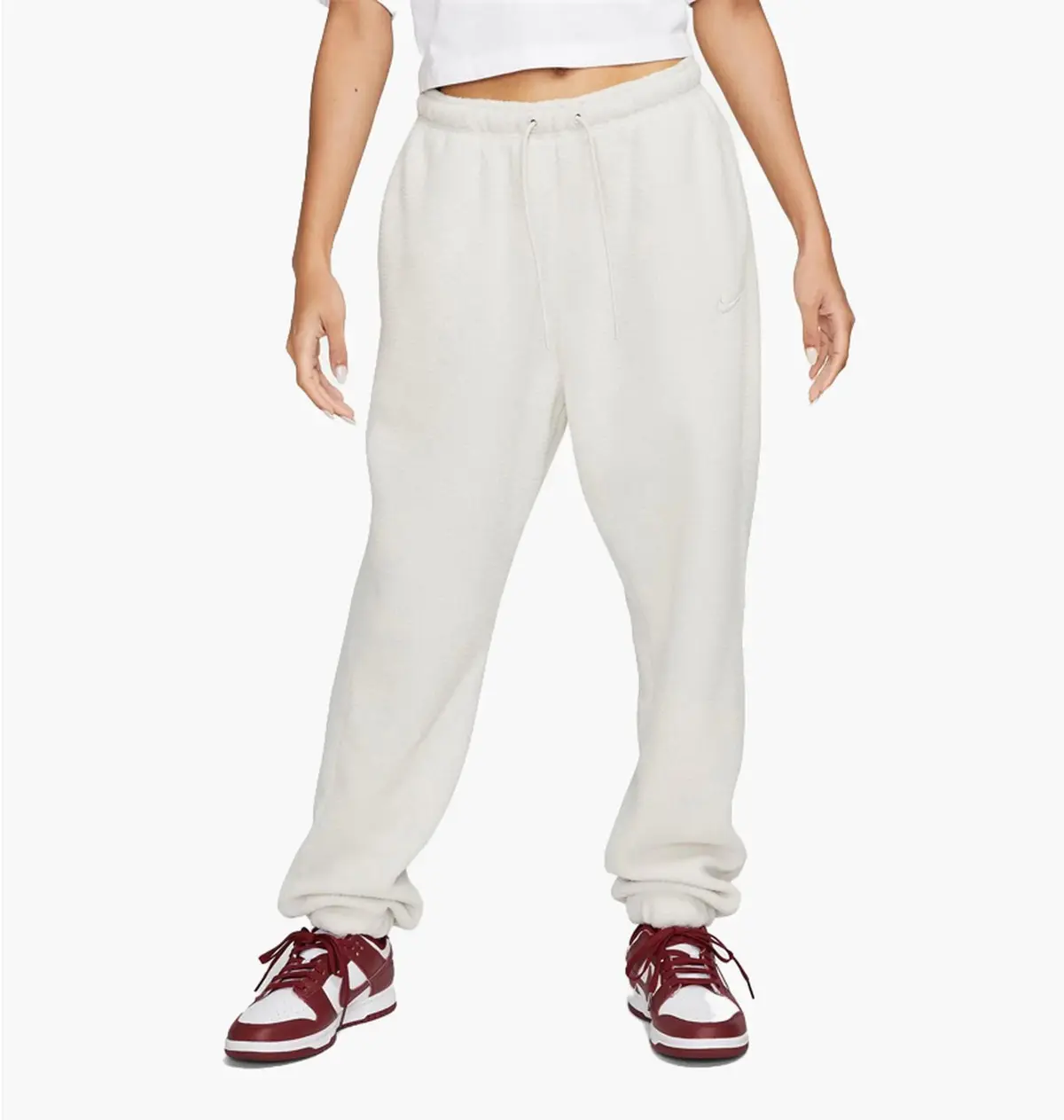 Брюки женские Nike Sportswear Plush Jogger White