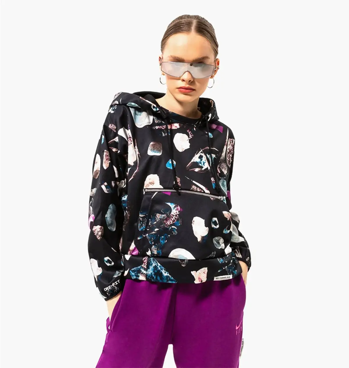 Кофта жіночі Nike W Nk Df Si Ssnl Po Black Dq6815-010