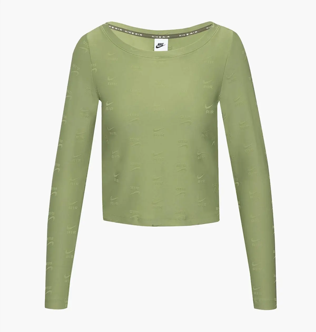 Кофта жіночі Nike T-Shirt W Nsw Air Aop Ls Top Olive