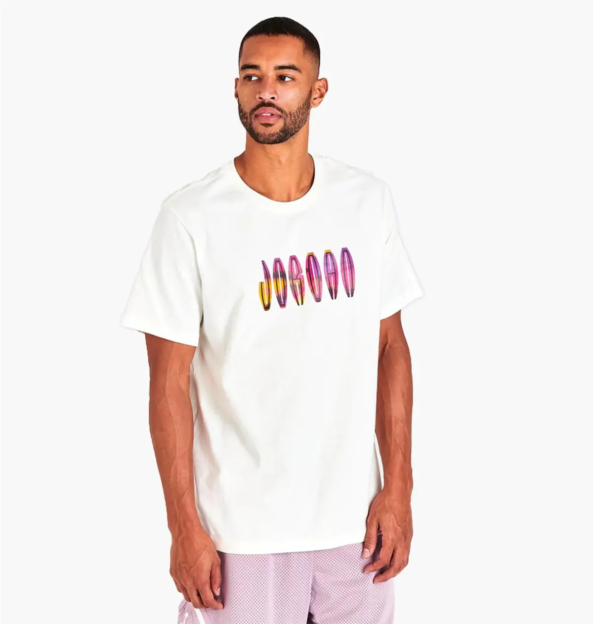 Футболка чоловіча Jordan Flight Mvp Wordmark Logo Graphic T-Shirt White Dq7366-134
