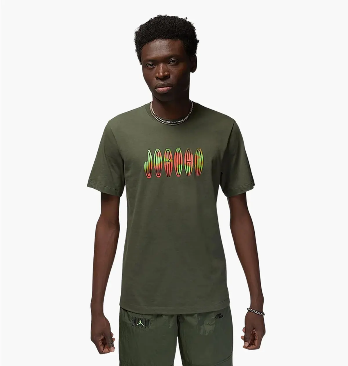 Футболка чоловіча Jordan Flight Mvp Wordmark T-Shirt Green