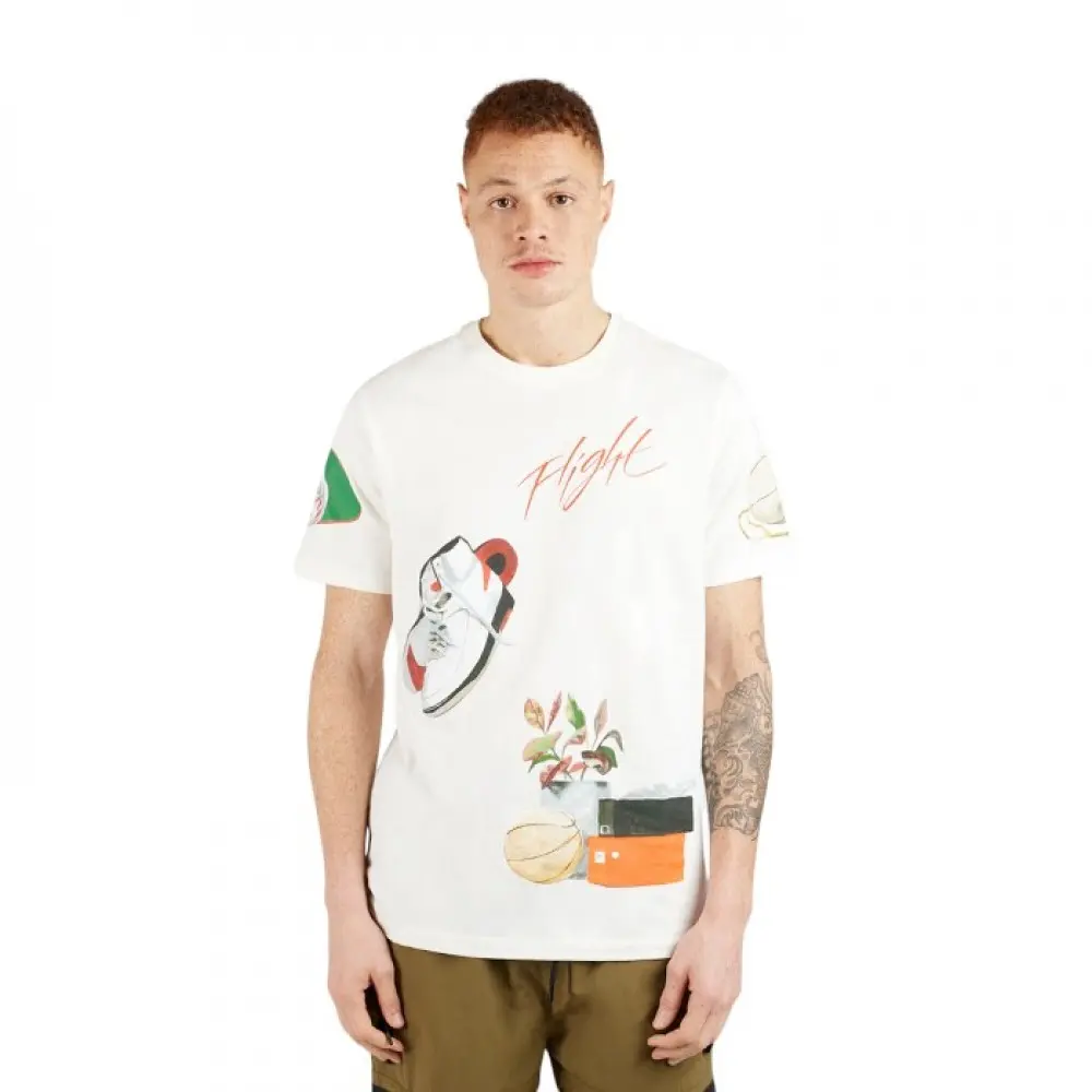 Футболка чоловіча Jordan Mj Flight Artist Graphic Tee White