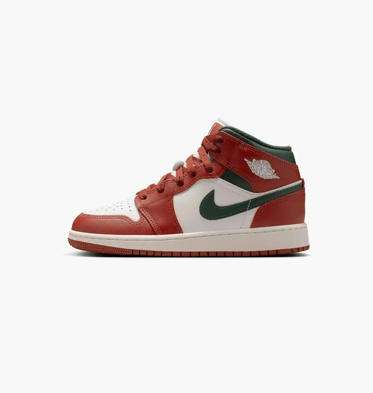 Кросівки дитячі Jordan 1 Mid Redstone White/Red