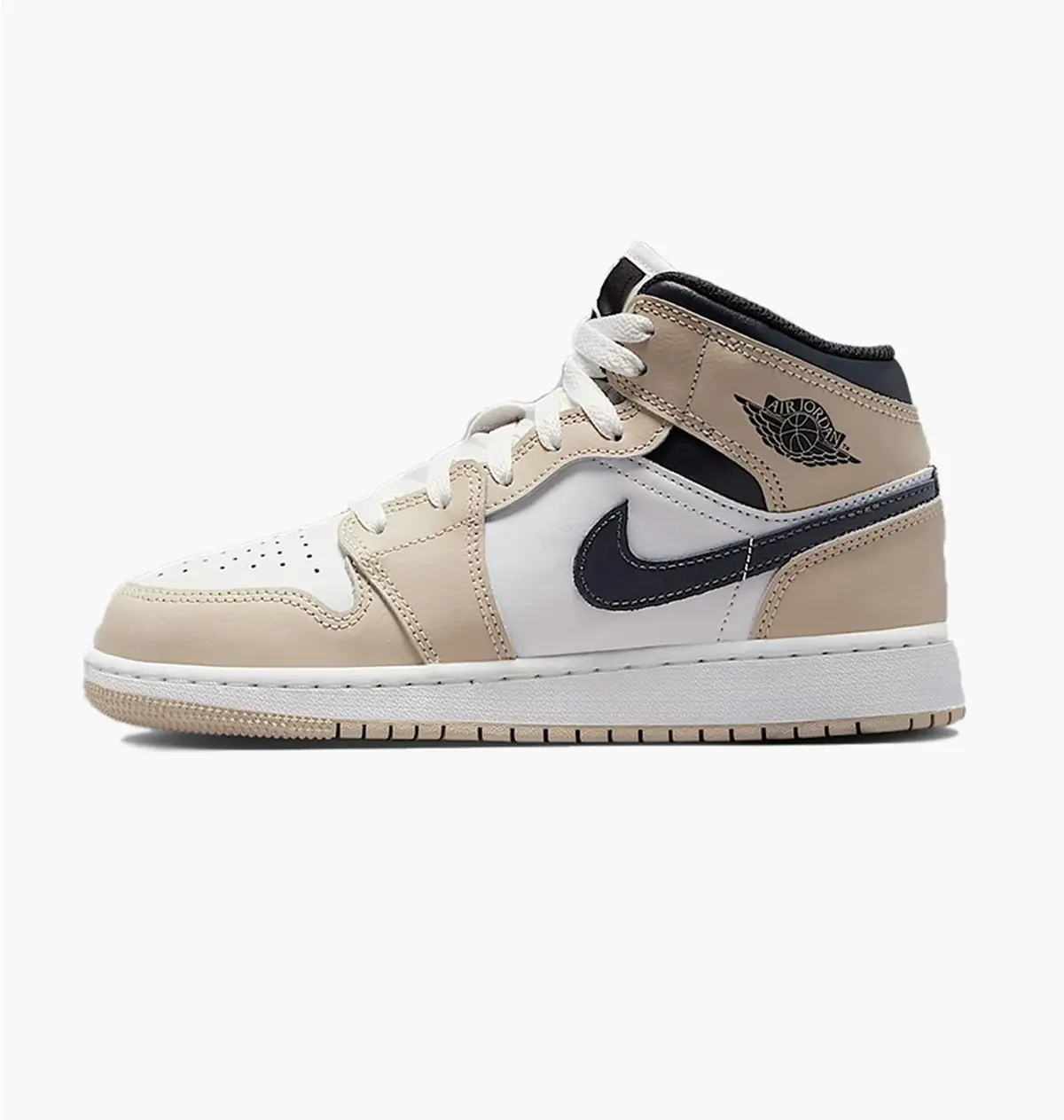 Кросівки дитячі Jordan 1 Mid Beige/White