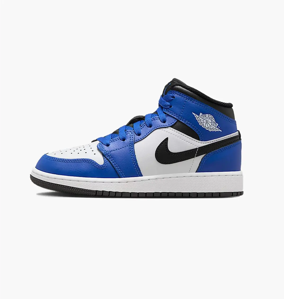 Кросівки жіночі Jordan 1 Mid (Gs) Blue/White