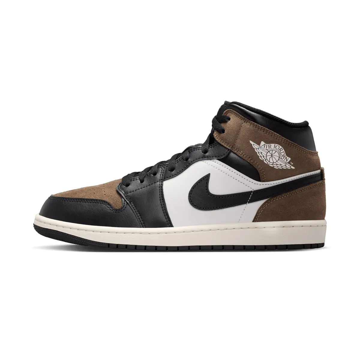 Кроссовки мужские Jordan 1 Mid Black/Palomino