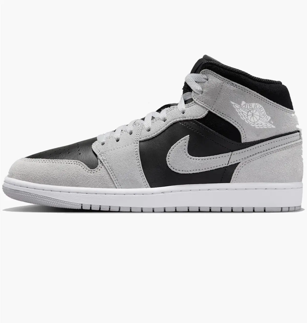 Кросівки чоловічі Jordan 1 Mid Black/Grey