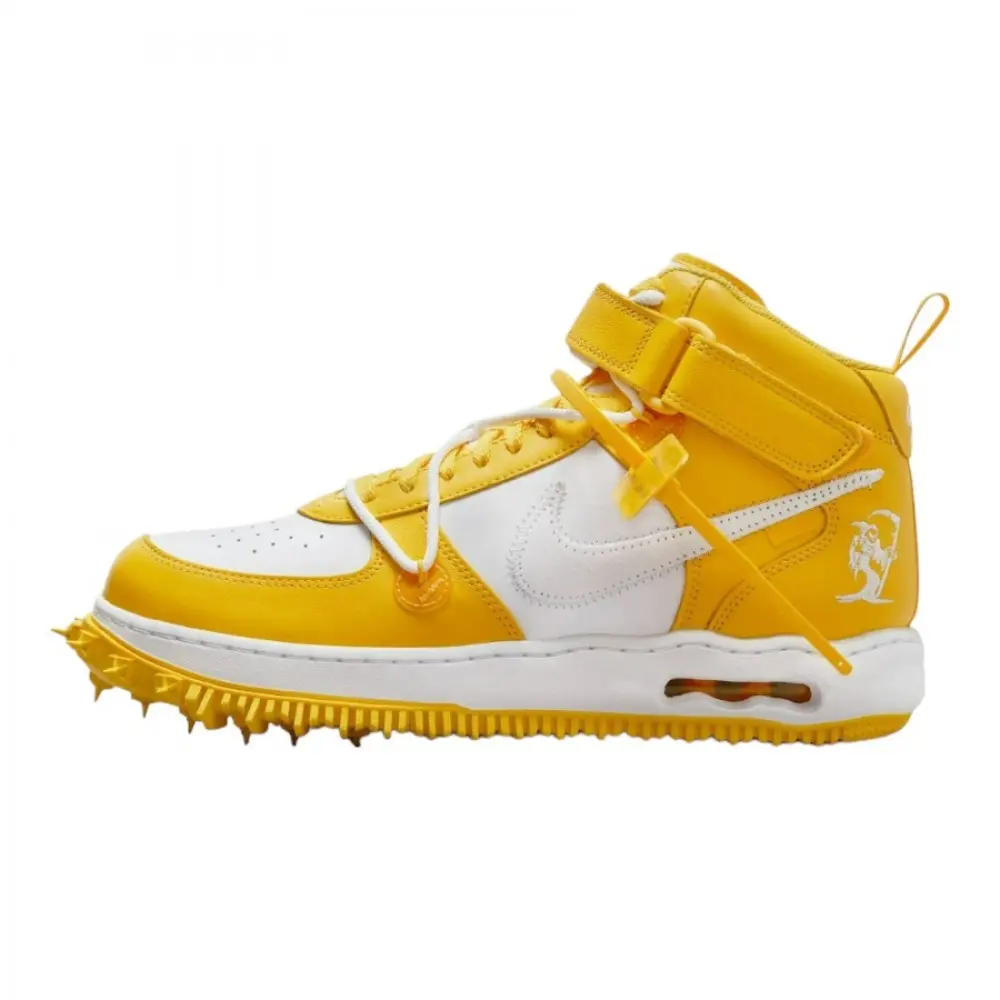 Кроссовки мужские Nike Air Force 1 Mid Sp Off-White Varsity Maize