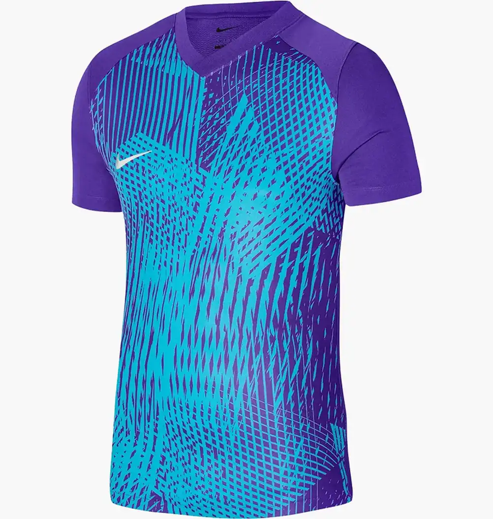 Футболка чоловіча Nike Jersey M Nk Df Prcsn Vi Jsy Ss Violet/Light Blue