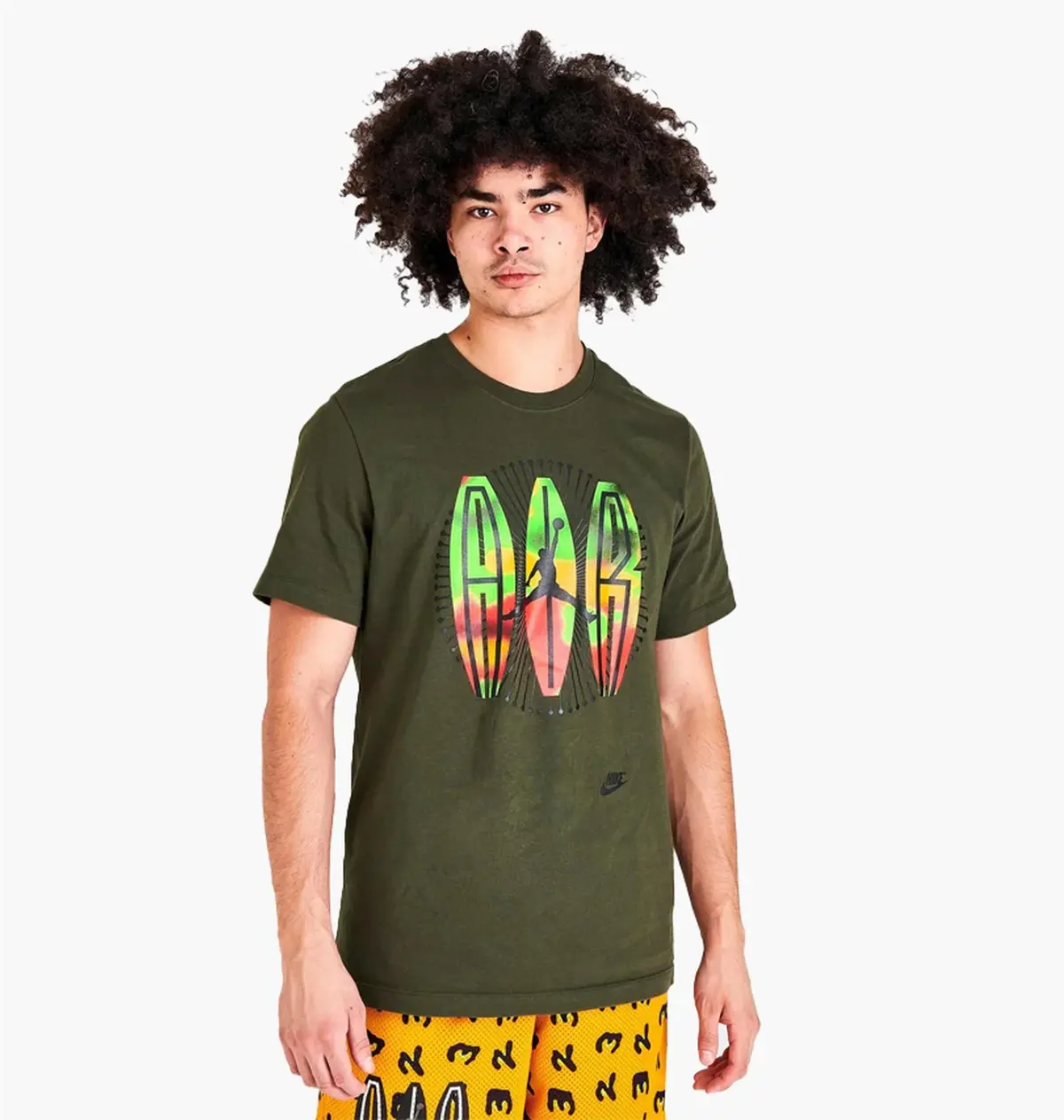 Футболка чоловіча Jordan Flight Mvp Air Graphic T-Shirt Green Dr1411-325