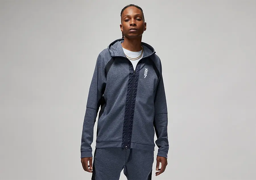 Кофта чоловіча Jordan Air Zion Fleece Hoodie Mystic