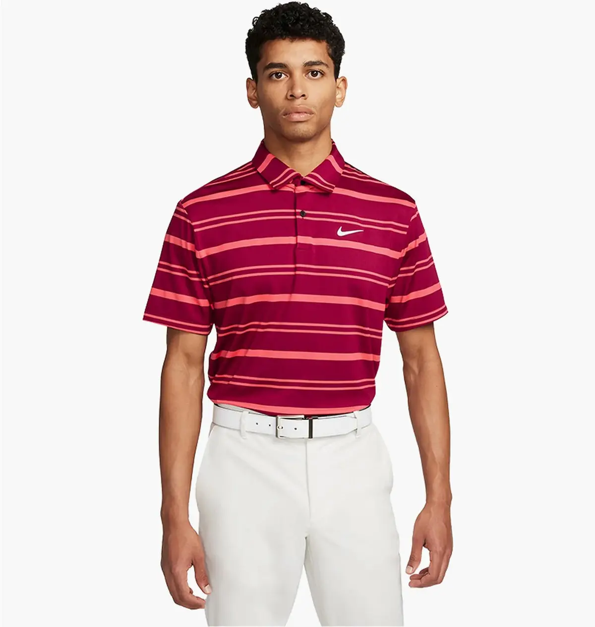 Футболка чоловіча Nike Dri-Fit Tour Striped Golf Polo Violet