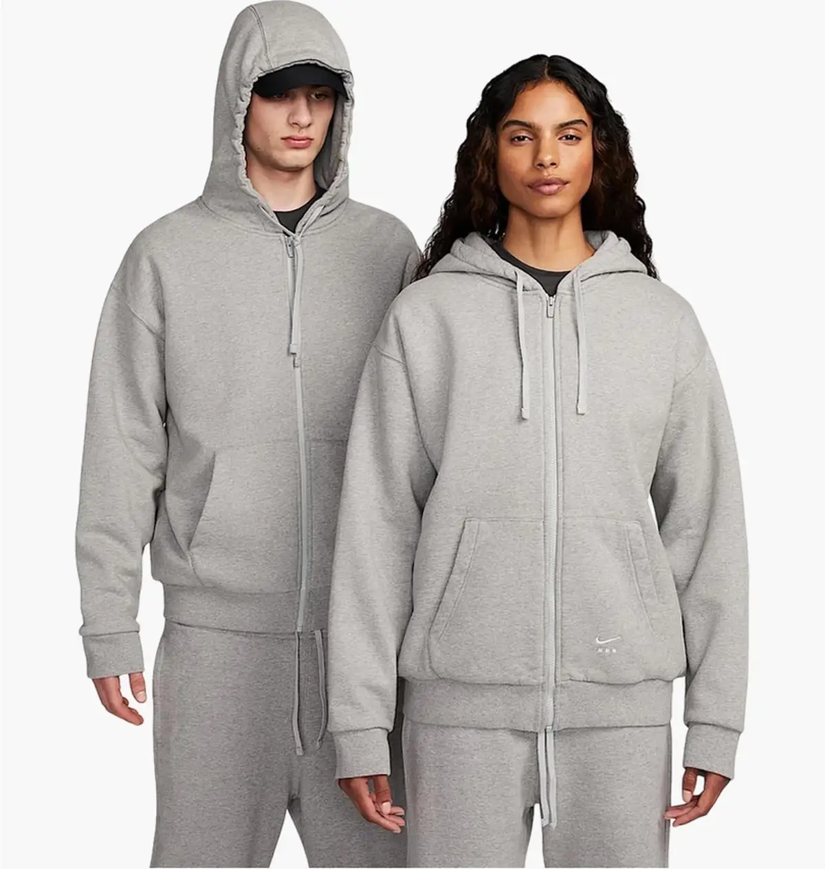 Кофта чоловіча Nike X Mmw Full-Zip Fleece Grey