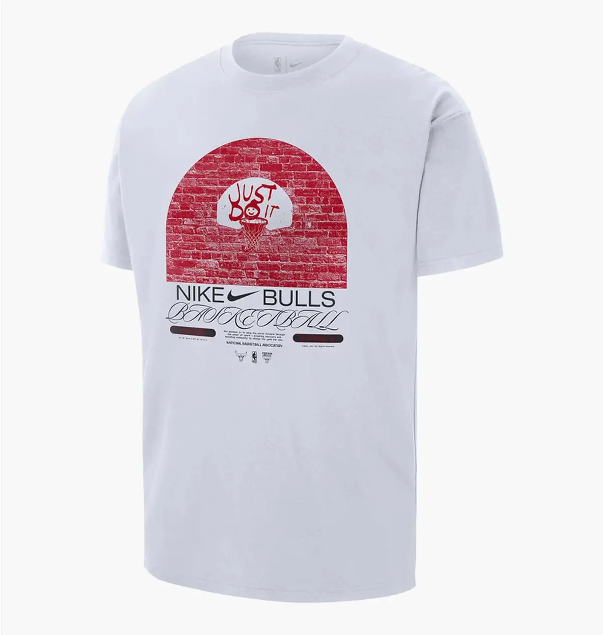 Футболка чоловіча Nike Chicago Bulls Courtside Max 90 Mens Nba T-Shirt White