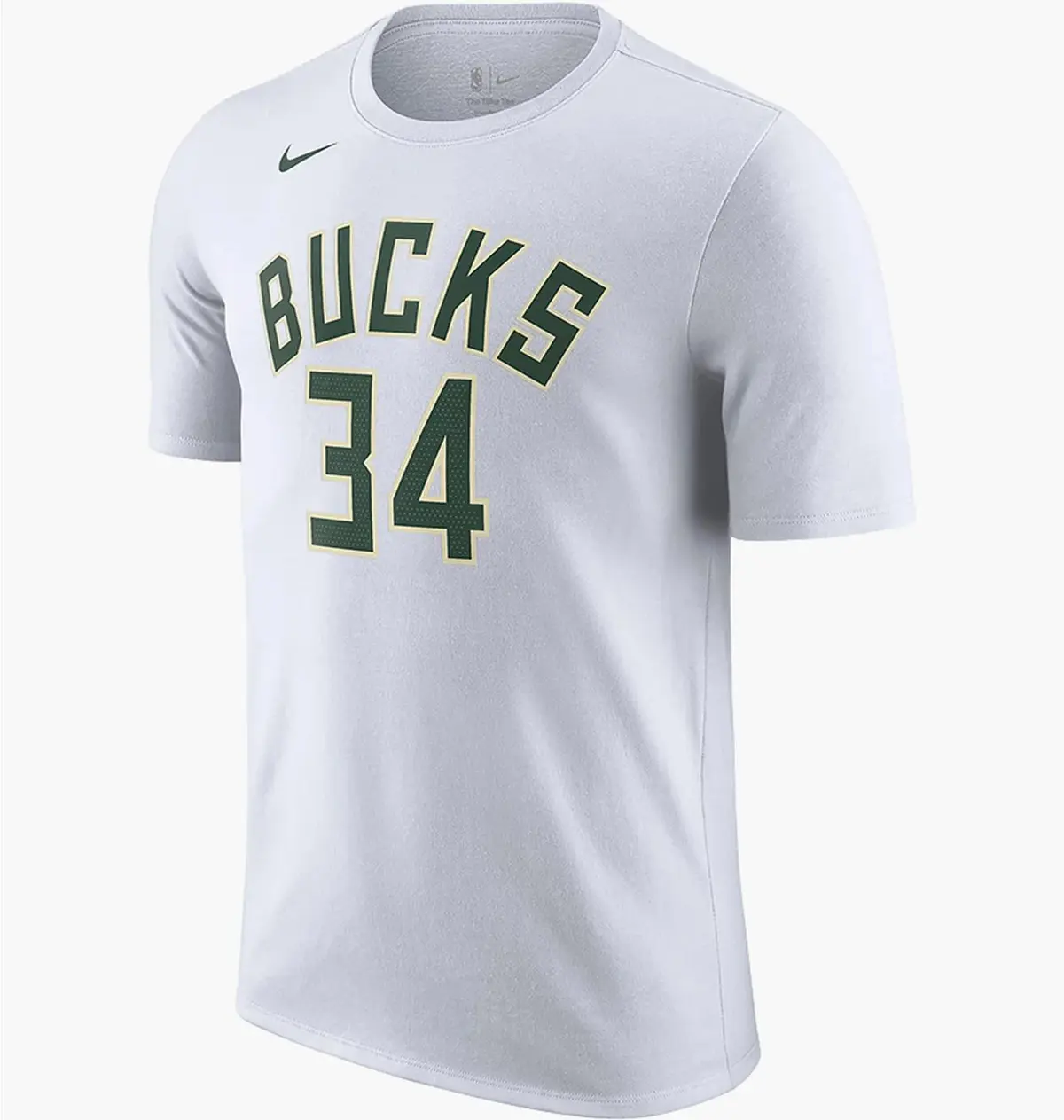 Футболка чоловіча Nike Milwaukee Bucks Nba T-Shirt White