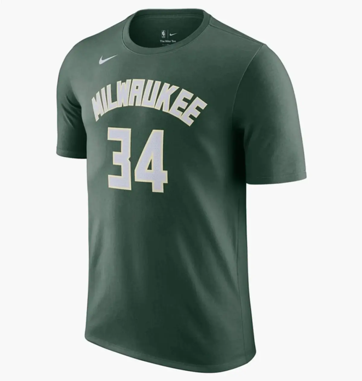 Футболка чоловіча Nike Milwaukee Bucks Nba T-Shirt - Giannis Antetokounmpo #34 Green Dr6385-329