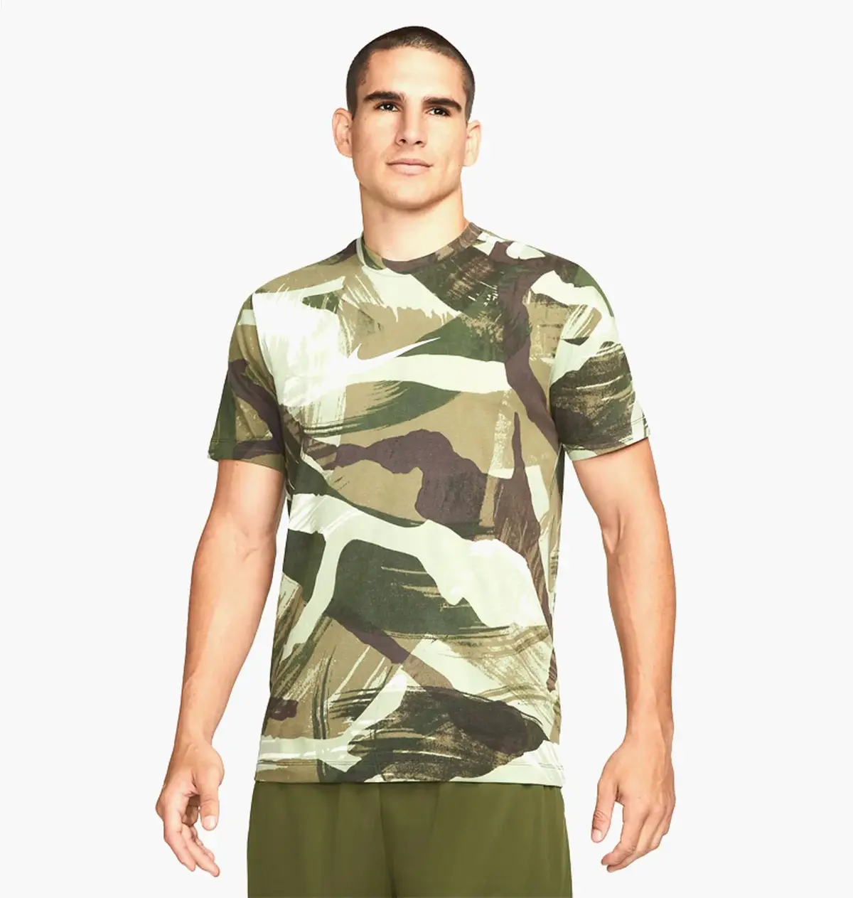 Футболка чоловіча Nike Dri-Fit Camo/Green