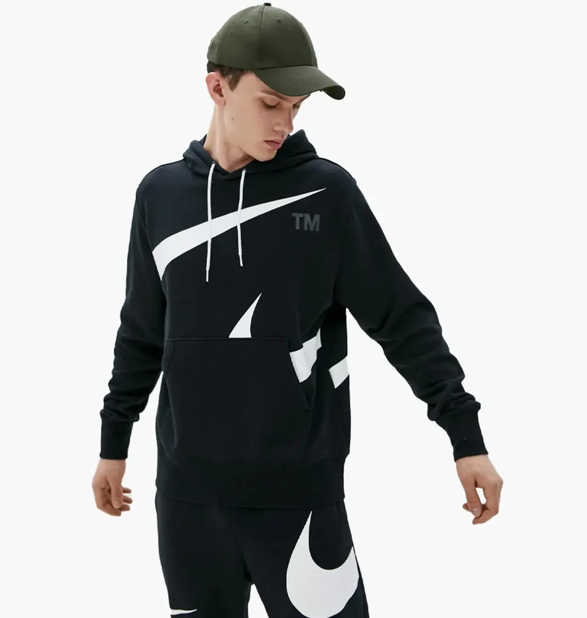 Кофта чоловіча Nike Sportswear Swoosh Black