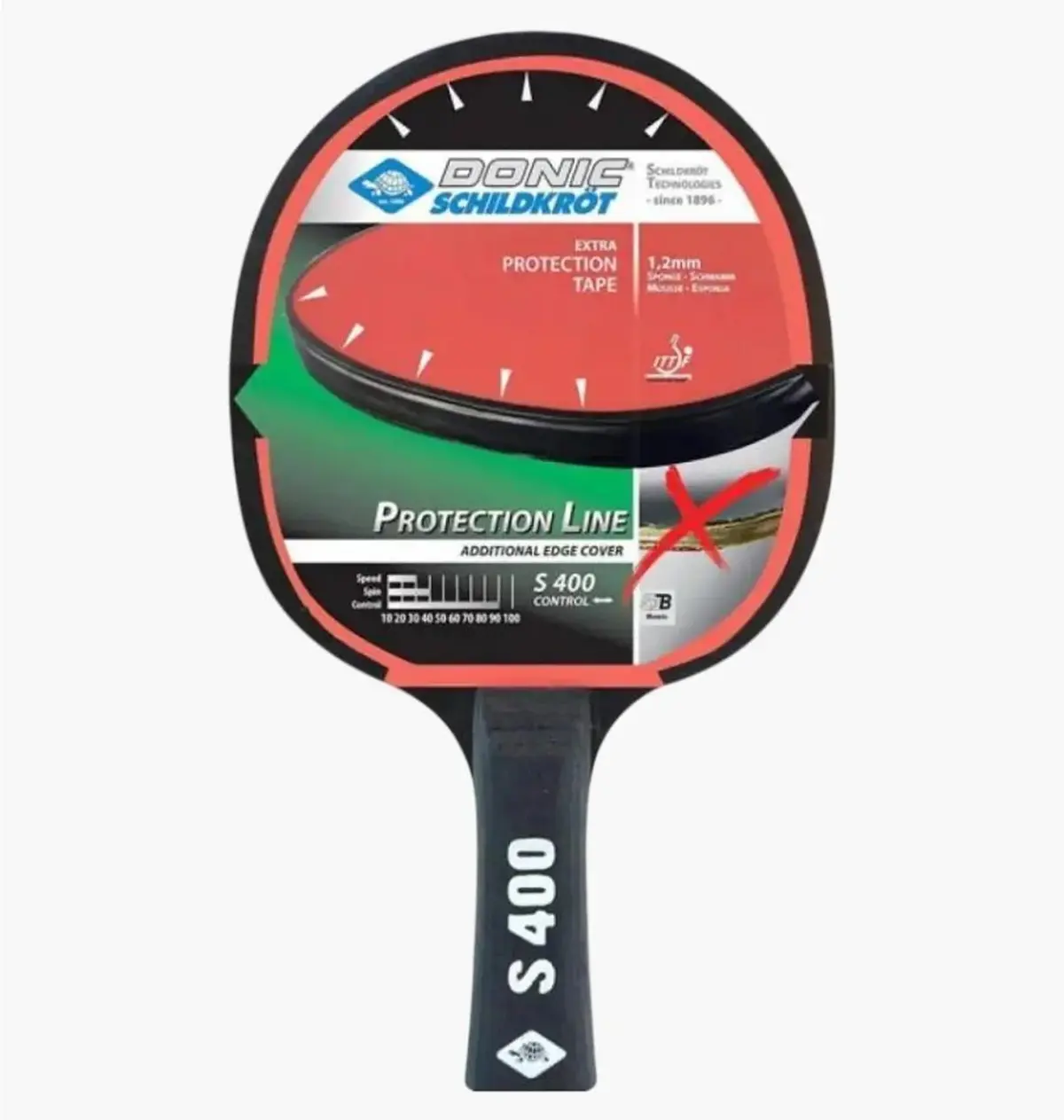 Теннисная ракетка Donic Protection Line 400 Black