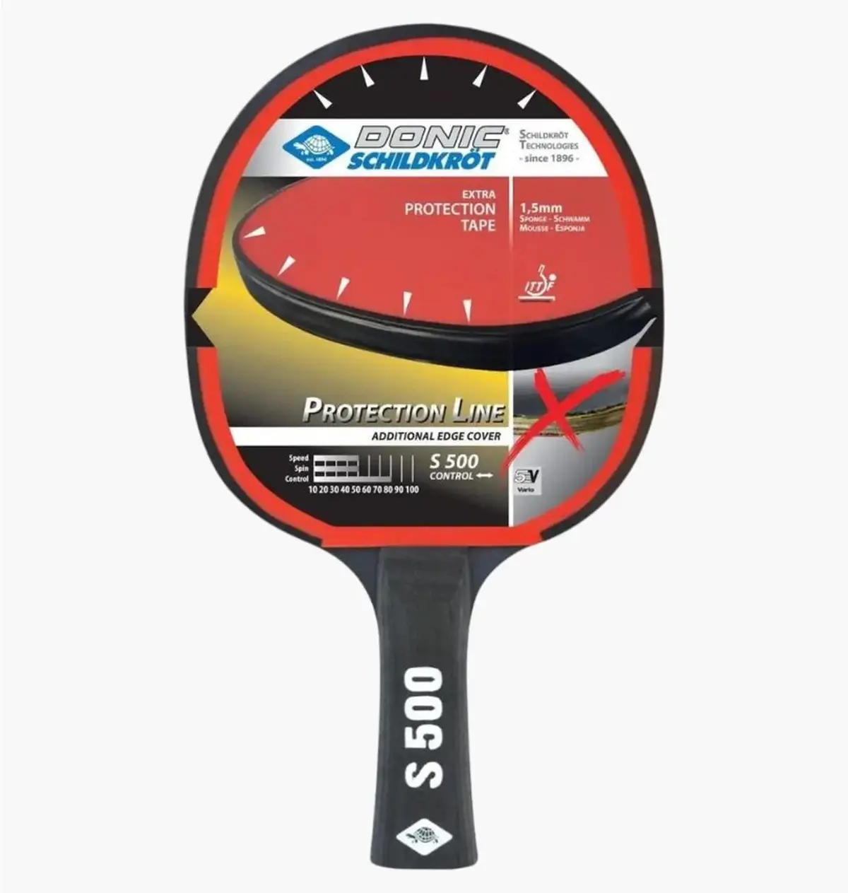 Ракетка для настільного тенісу Donic Protection Line Black