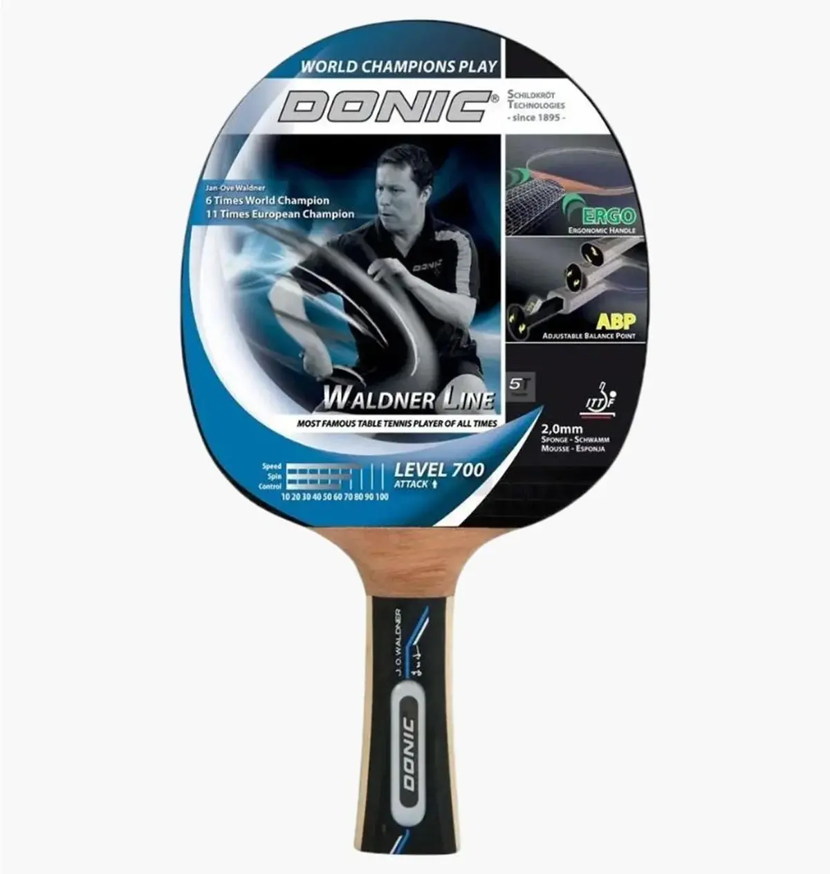 Теннисная ракетка Donic Waldner 700 Black