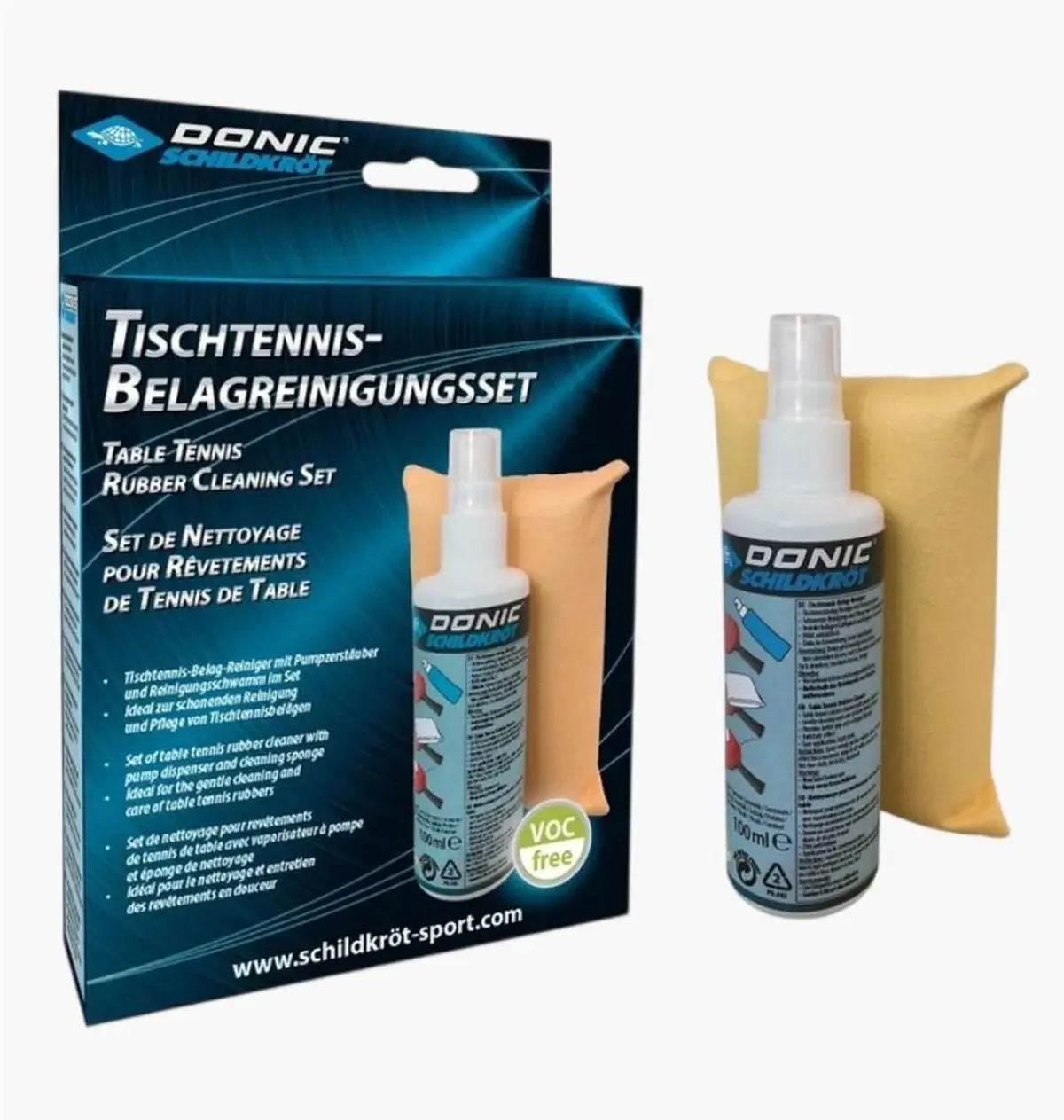 Догляд за речами Donic Cleaning Set