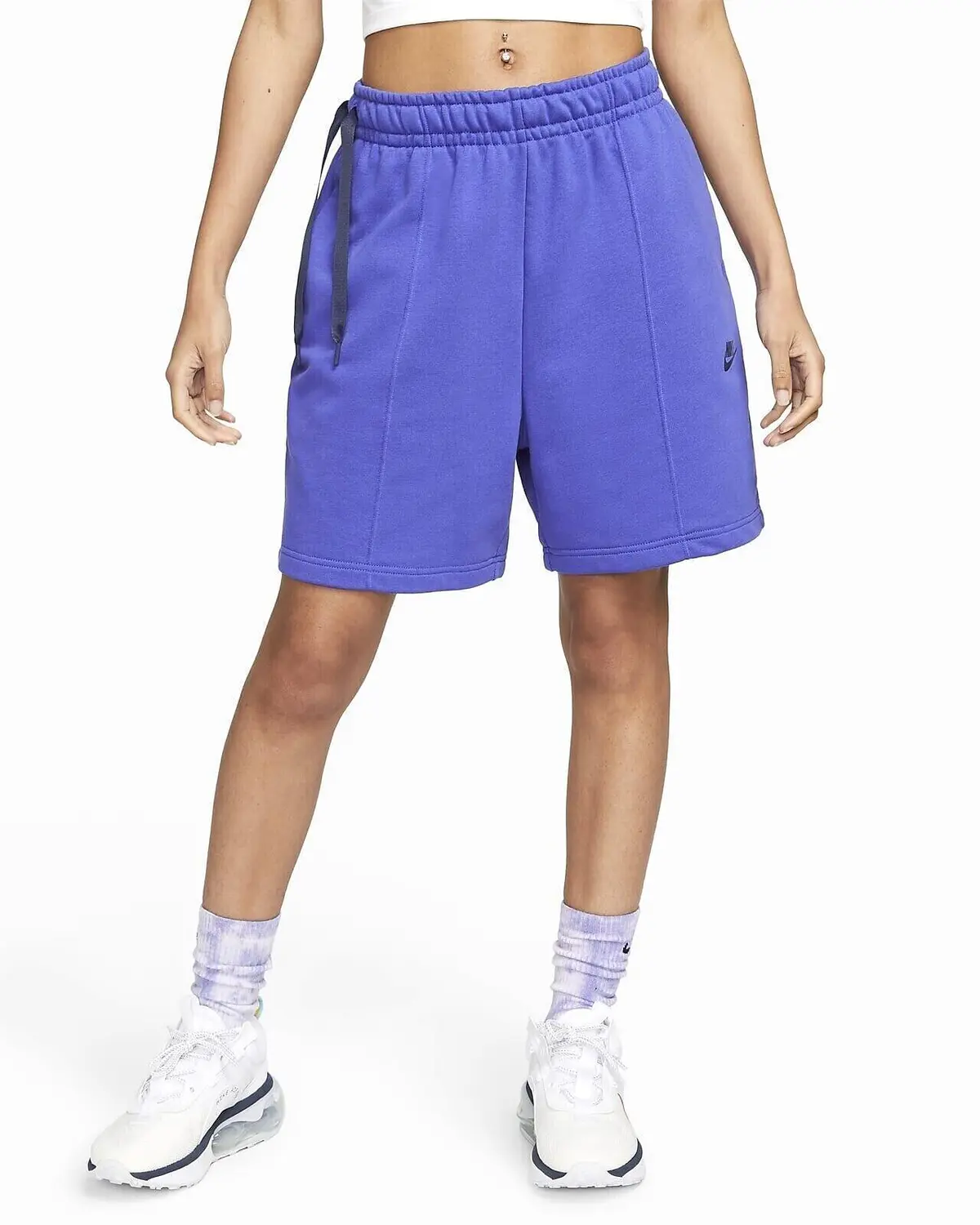 Шорты женские Nike Sportswear Women's High-Rise Fleece Dance Shorts Lapis