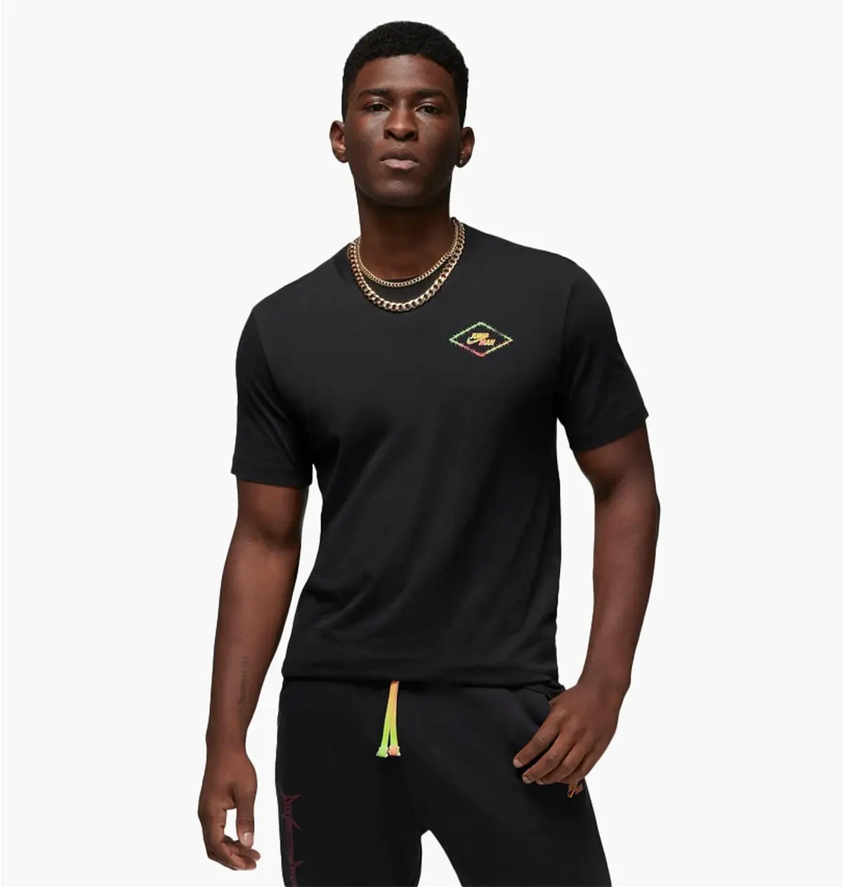 Футболка чоловіча Jordan Flight Mvp Barbed Wire Graphic T-Shirt Black Dv1443-010
