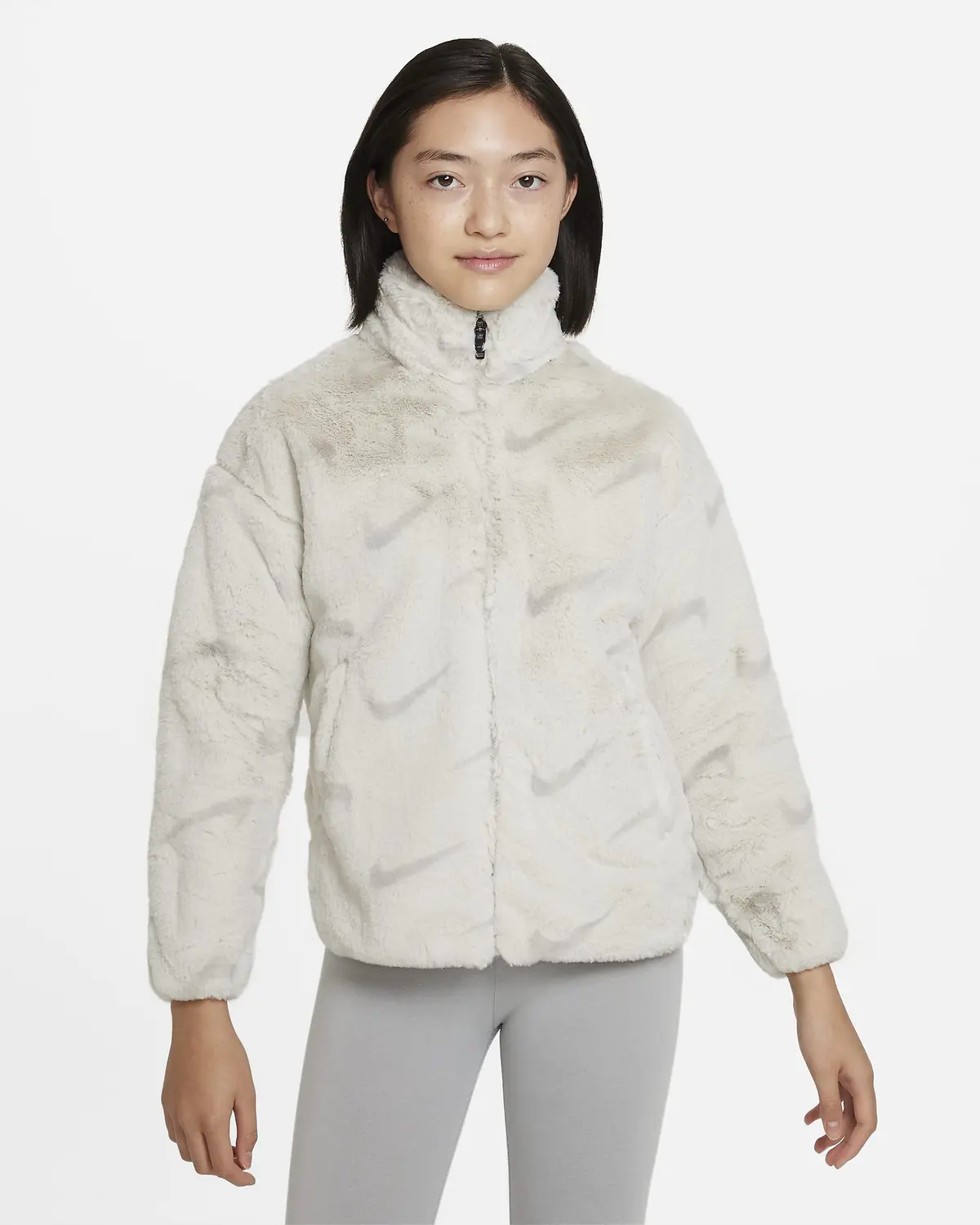 Куртка підліткова Nike Sportswear Big Kids' Faux Fur Jacket