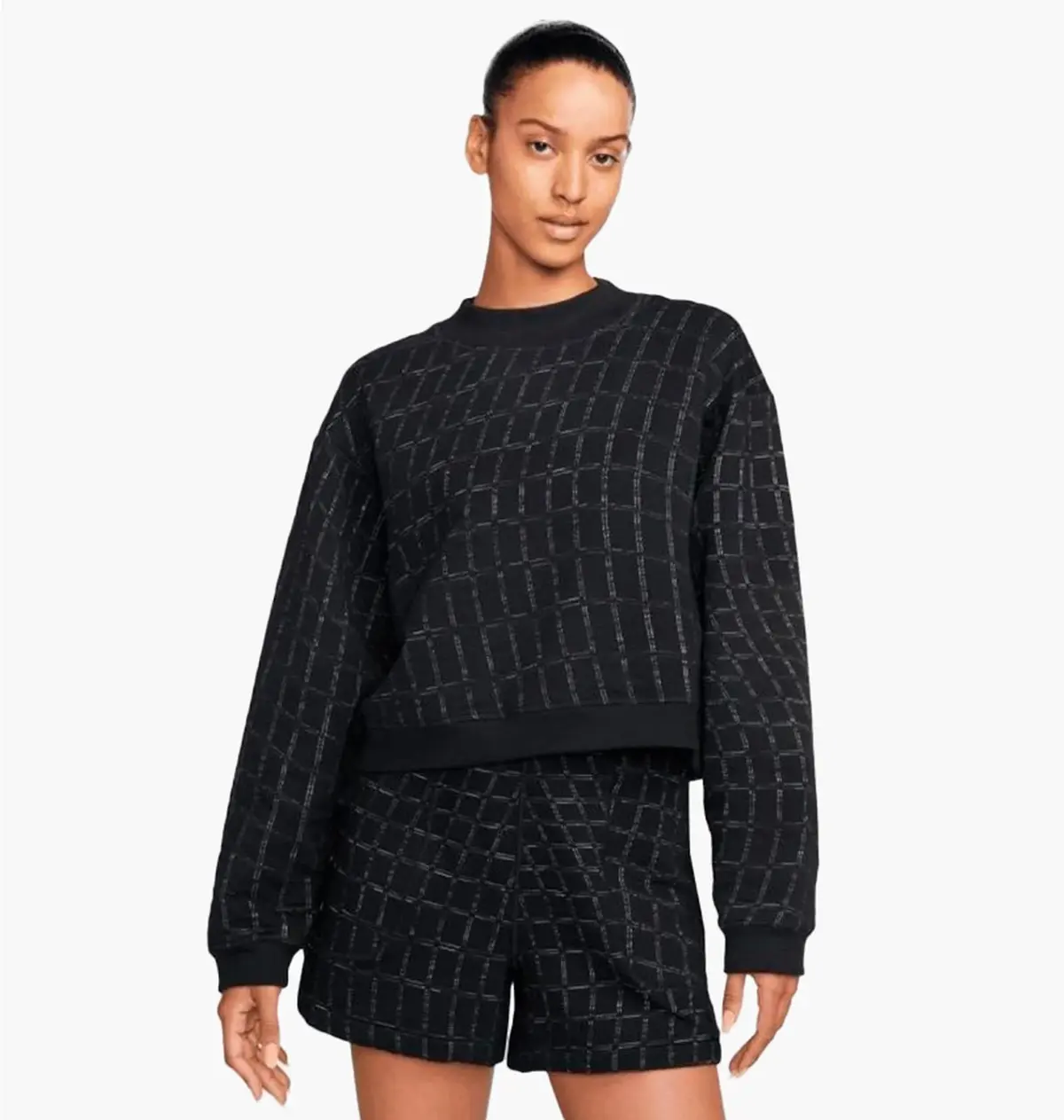 Спортивный костюм женской Nike Yoga Thermafit Luxe Sweatshirt Black