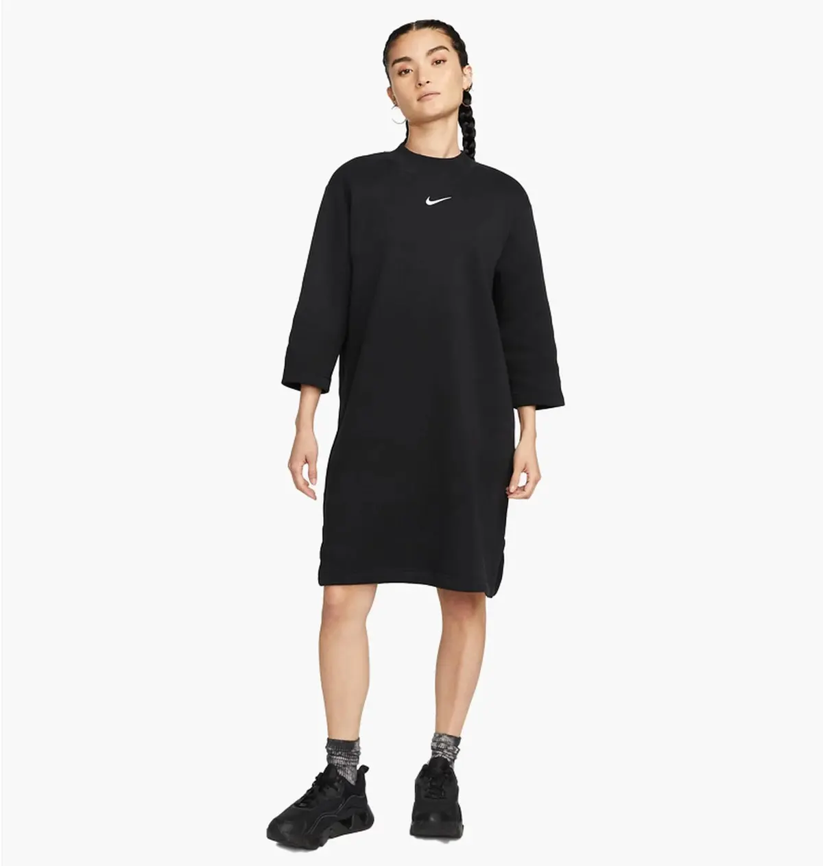 Платье женское Nike W Nsw Style Flc 3Q Dress