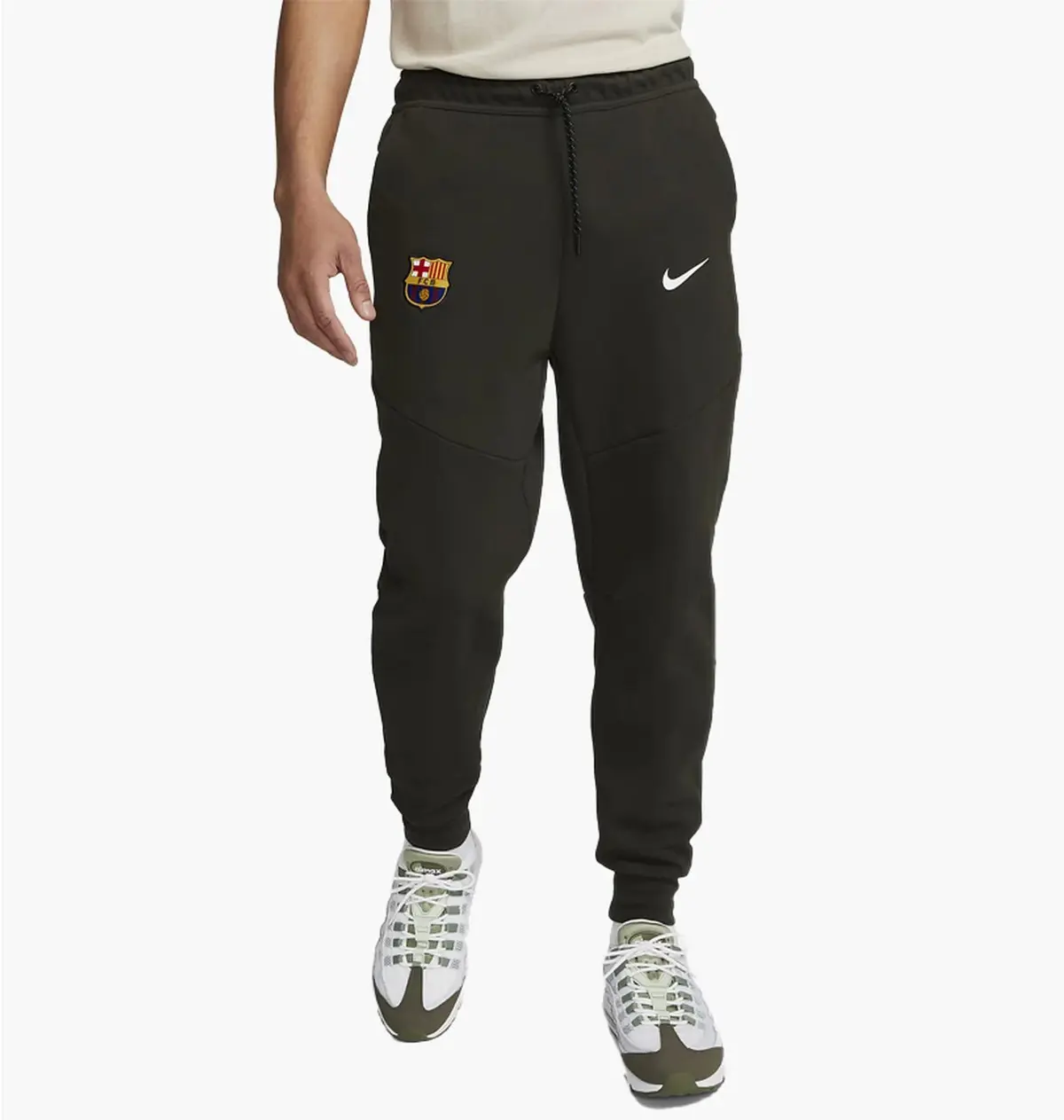 Брюки чоловічі Nike Fc Barcelona Tech Fleece Olive