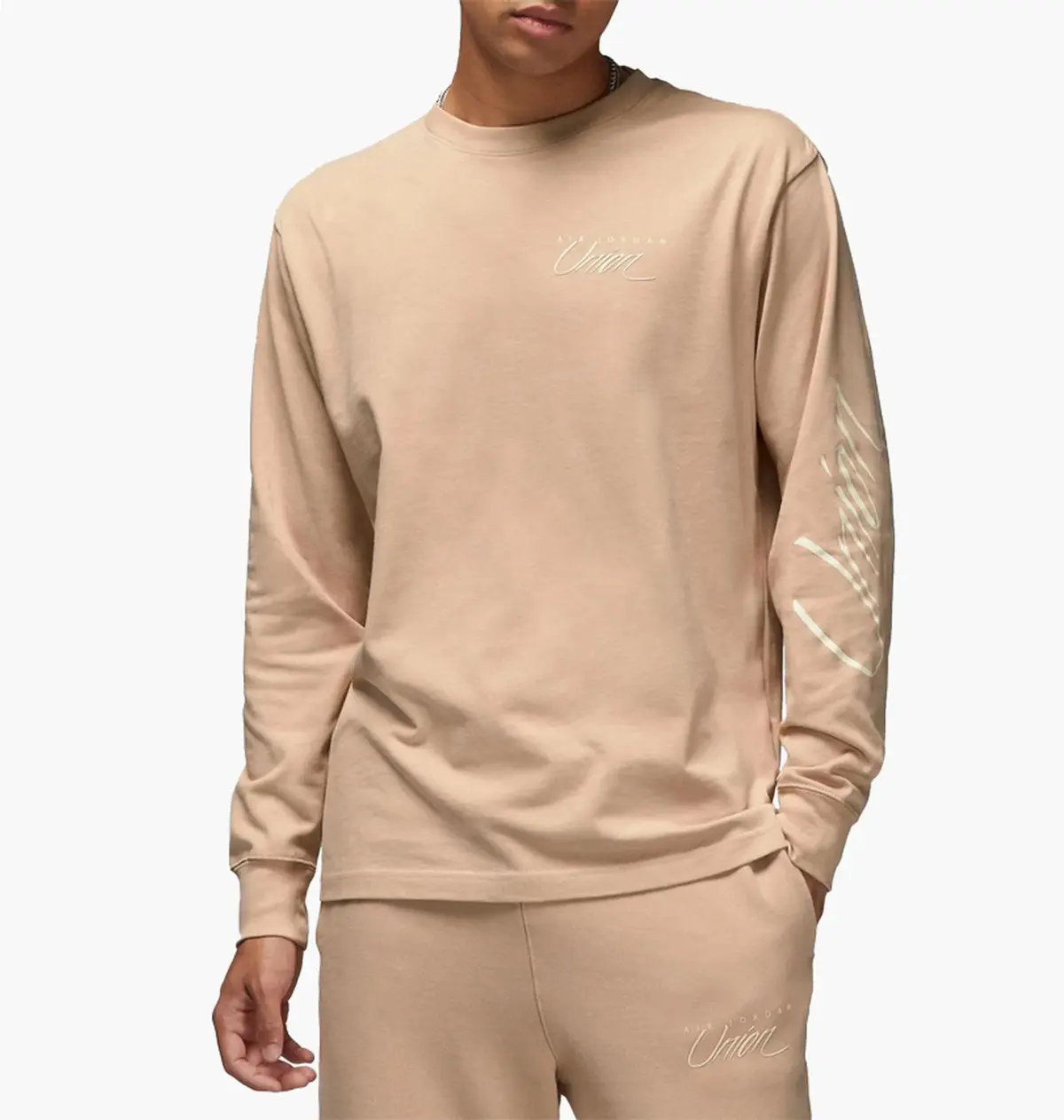 Кофта мужская Jordan Long Sleeve T-Shirt X Union La Beige