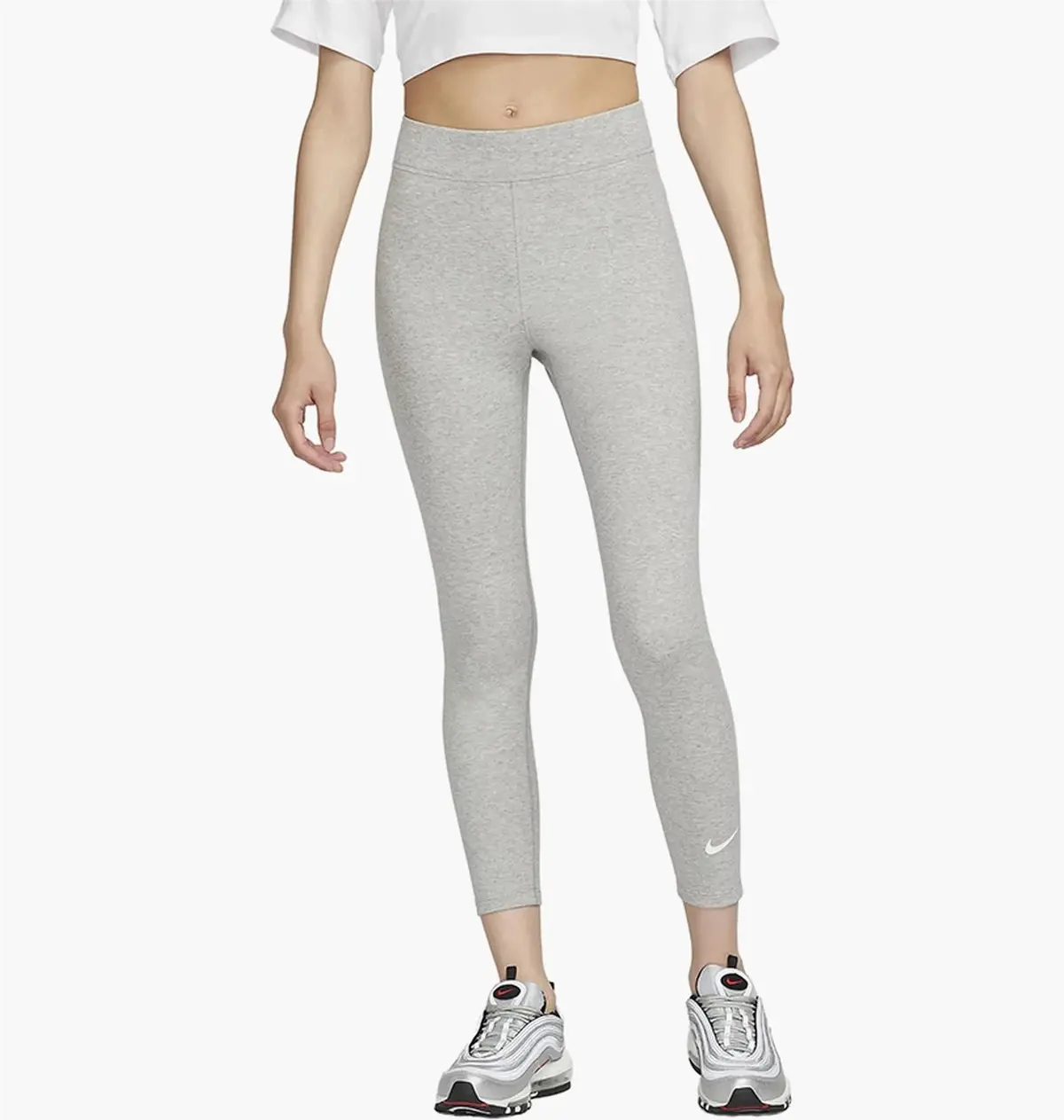 Лосіни жіночі Nike Sportswear Classics High-Waisted 7/8 Leggings Grey