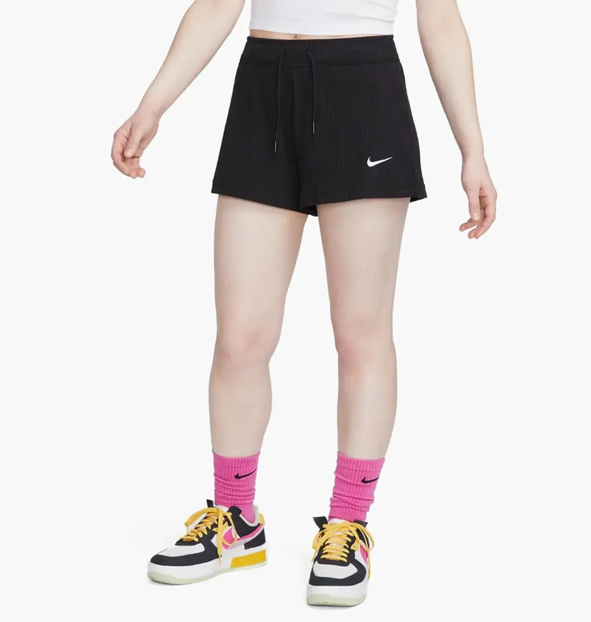 Шорты женские Nike W Nsw Rib Jrsy Short