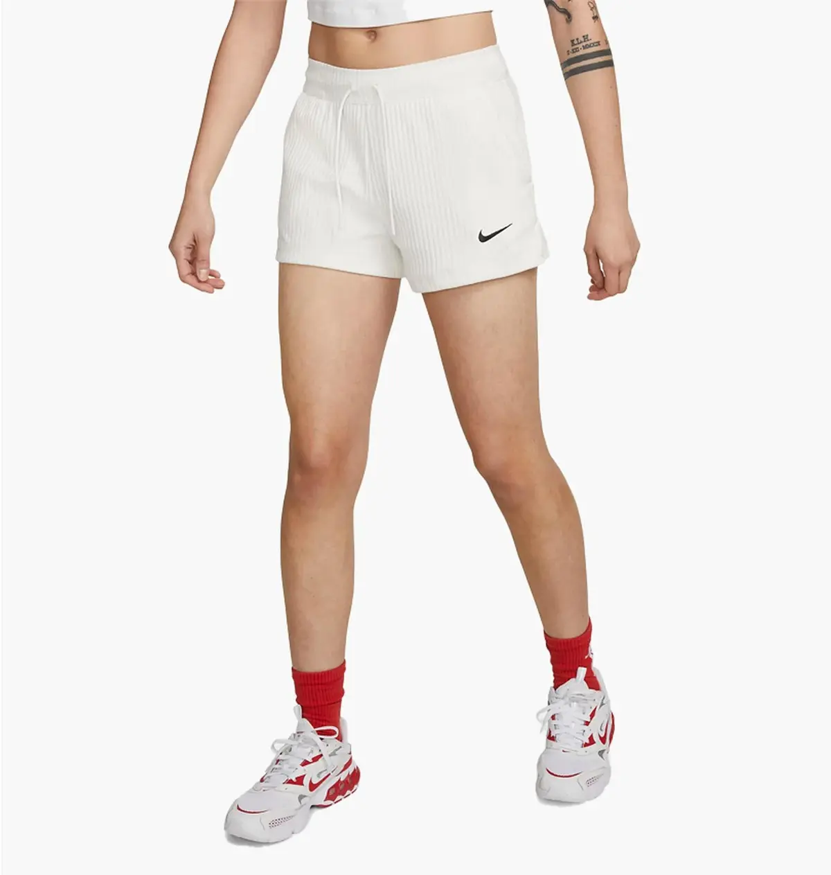 Шорты женские Nike Sportswear High-Waisted Ribbed Jersey Shorts