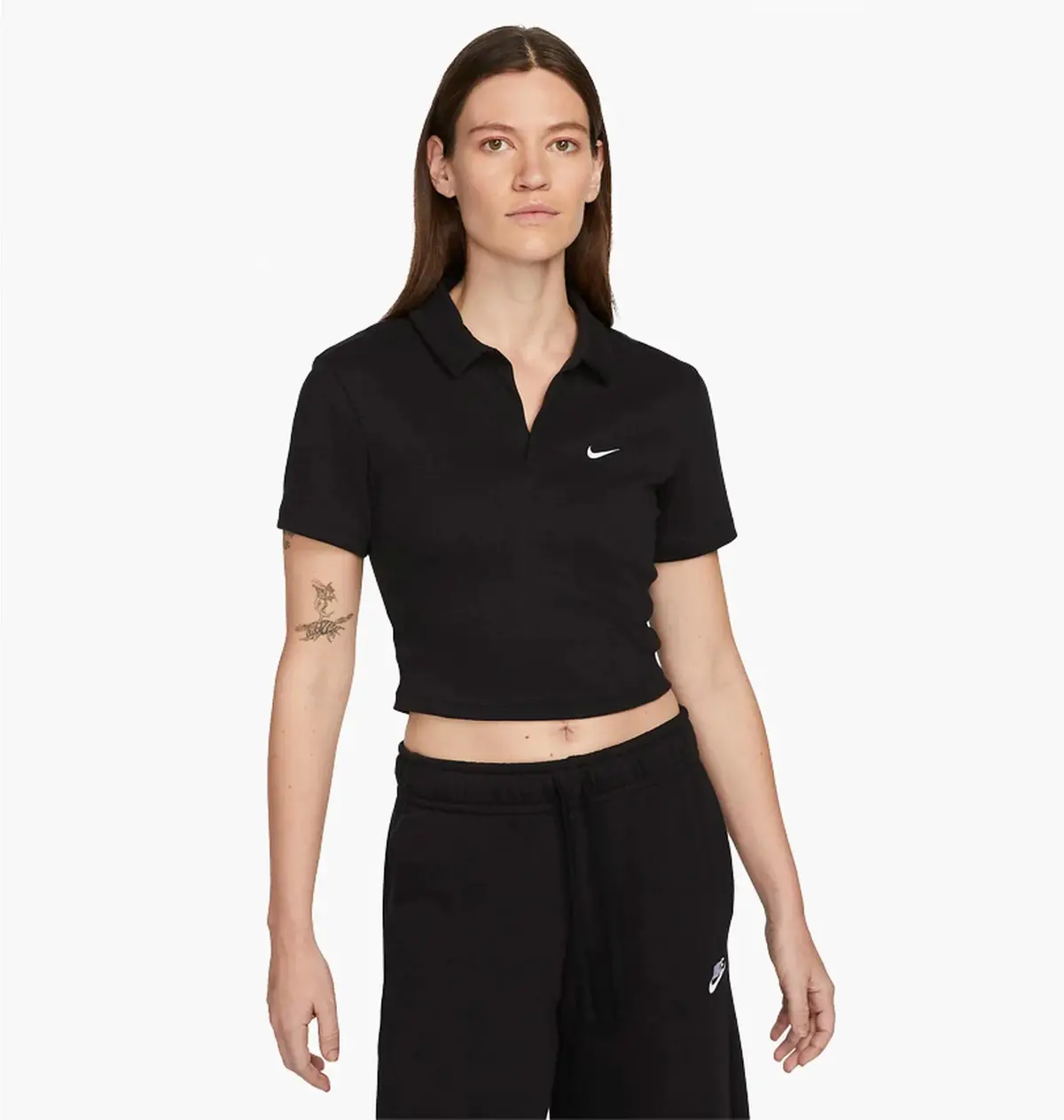 Футболка жіноча Nike Sportswear Essentials Short-Sleeve Polo Cropped
