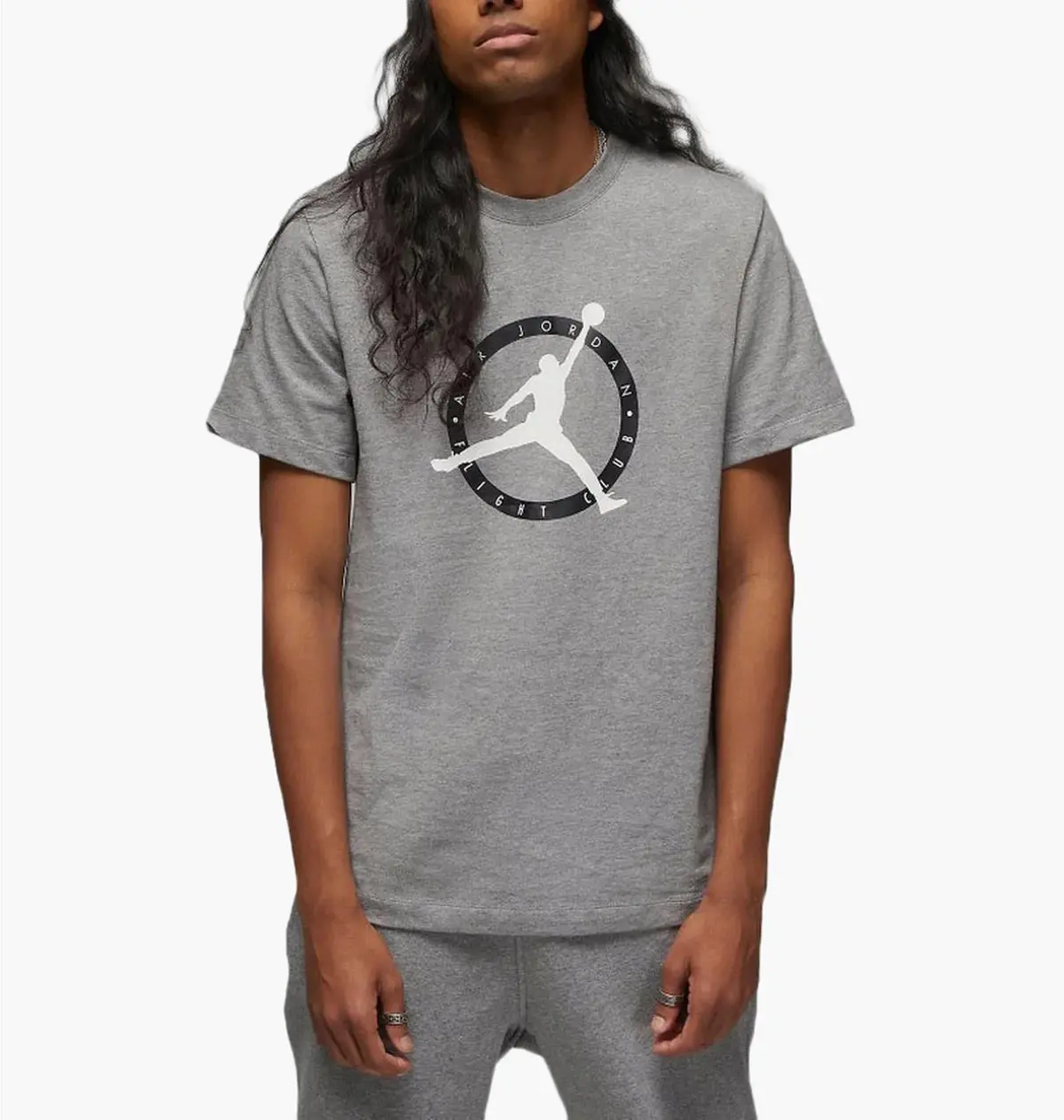 Футболка чоловіча Jordan Flight Mvp S T-Shirt Grey