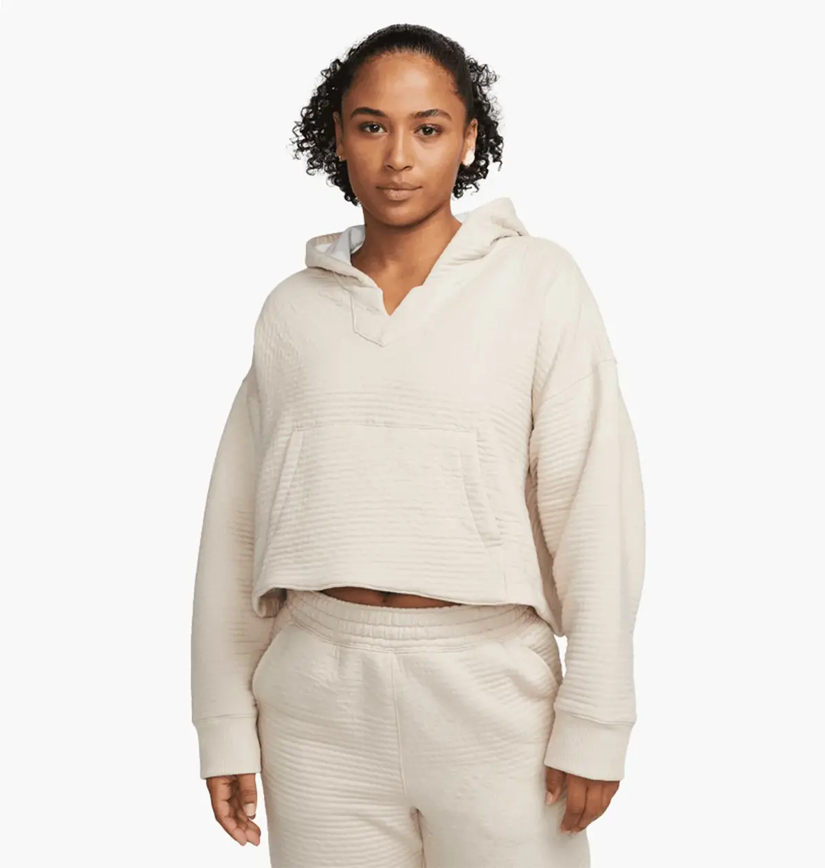 Кофта женские Nike Yoga Luxe Beige
