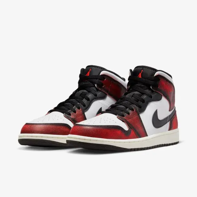 Кроссовки мужские Jordan 1 Mid "Wear-Away" Chicago
