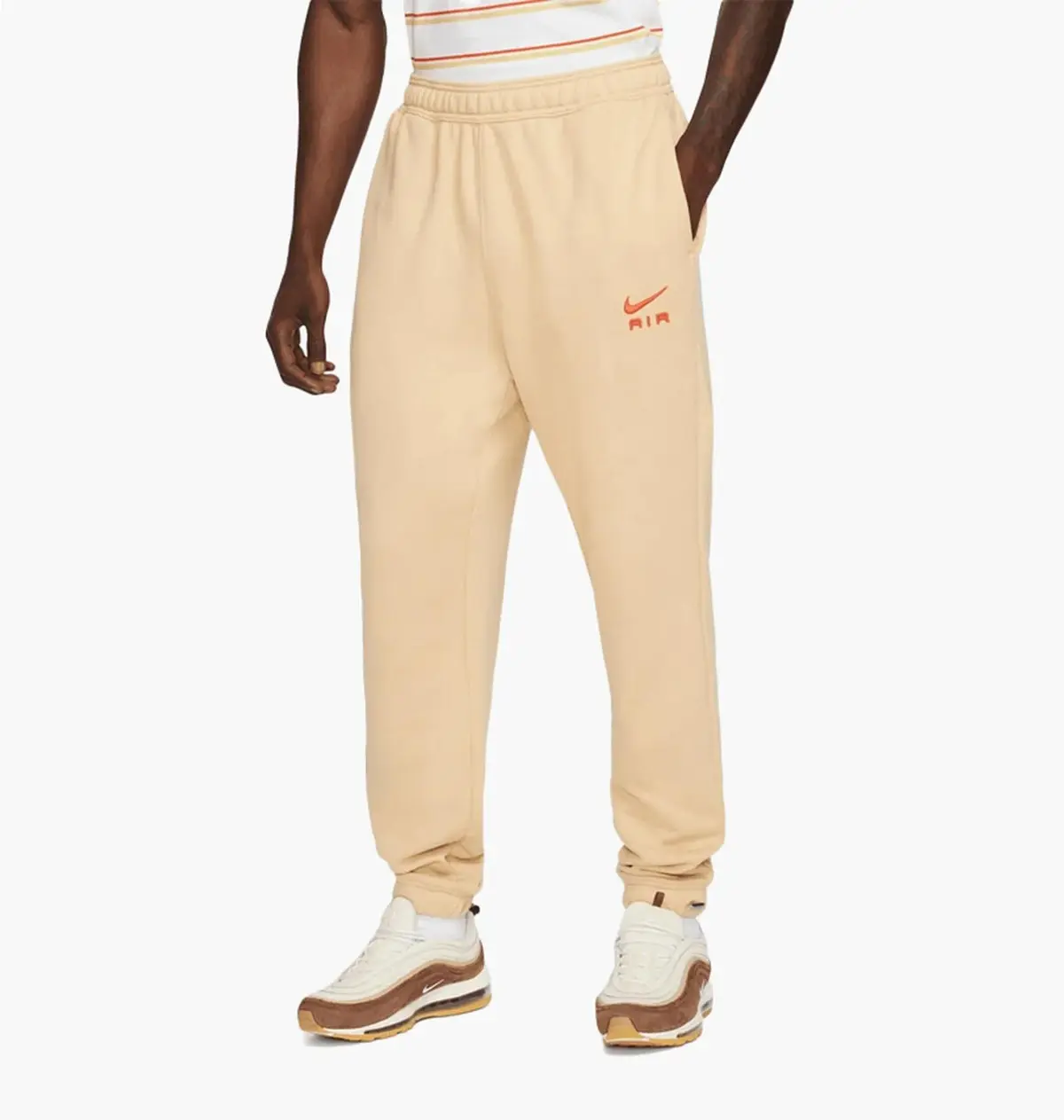 Брюки чоловічі Nike Nsw Air Fleece Joggers Beige