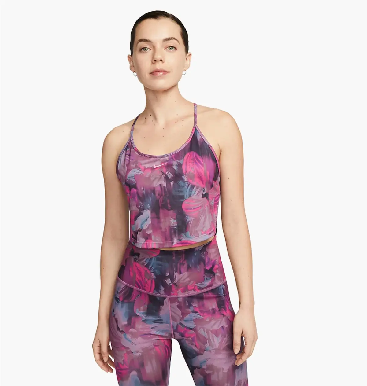 Спортивный топ женской Nike One Df Crp Tank Aop