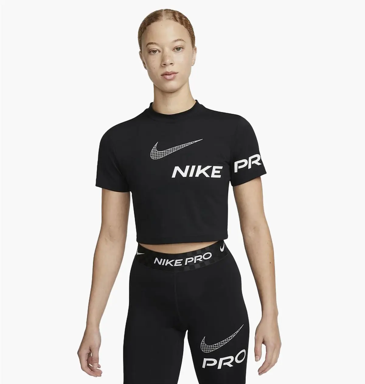 Футболка женская Nike Np Df Grx Ss Crop Top