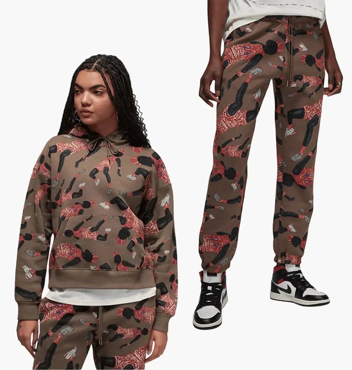 Спортивный костюм женской Jordan Artist Series Brown
