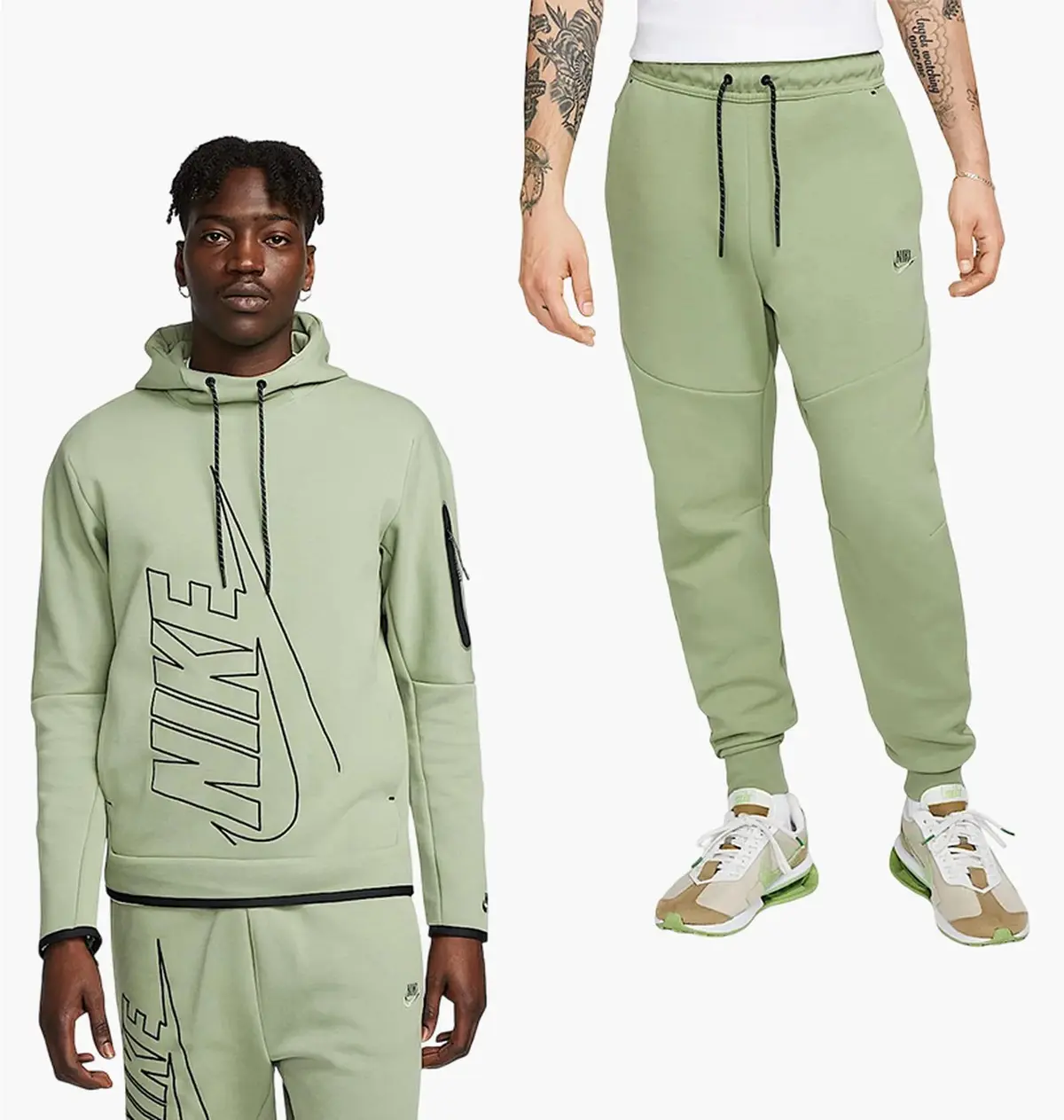 Спортивний костюм чоловічий Nike Tech Fleece Green